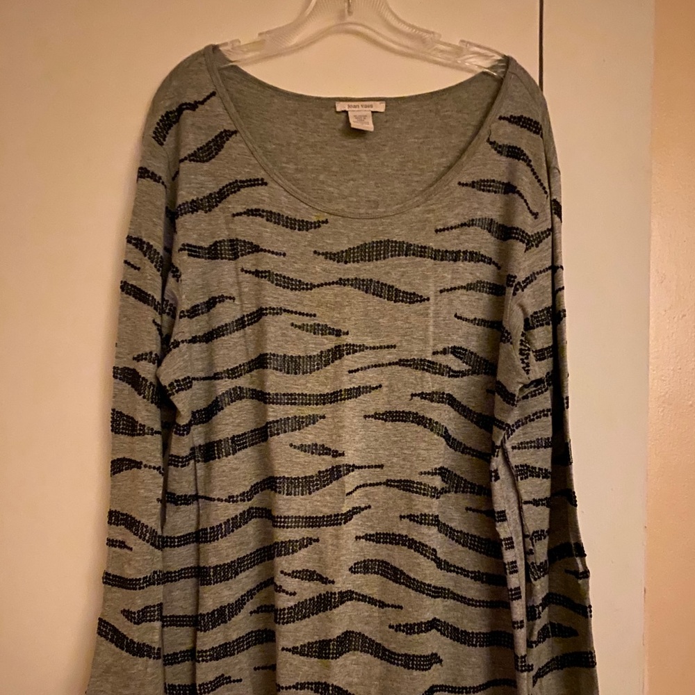Joan Voss size 1X long sleeve tunic